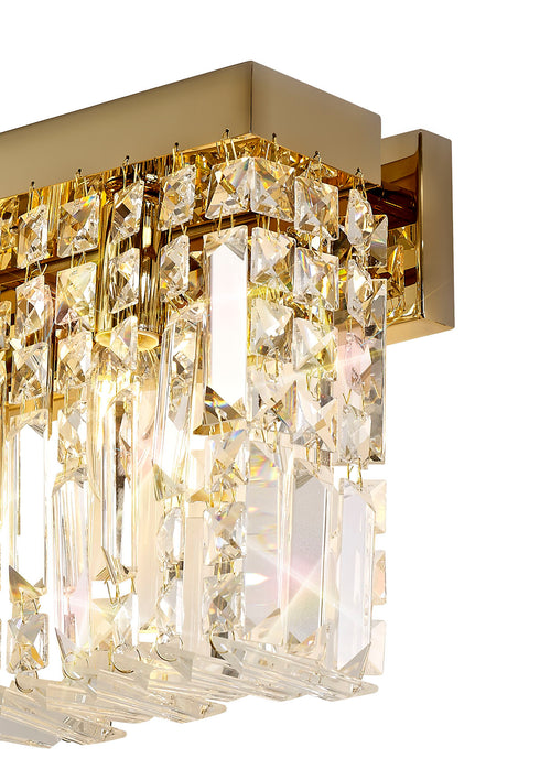 Zula Rectangular 3 Light Large Wall Lamp